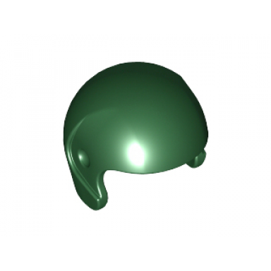 dark green minifigure headgear helmet sports flight