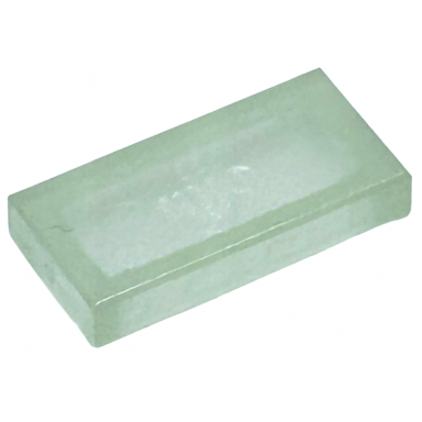 glow in dark trans tile 1 x 2