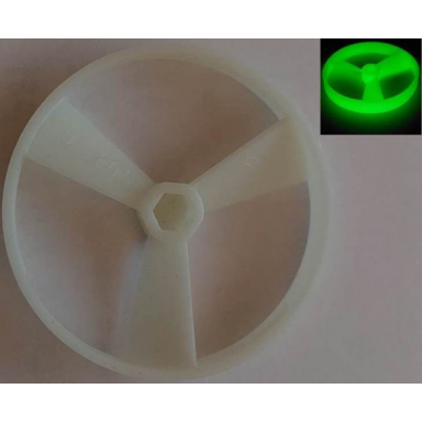 glow in dark trans bionicle rhotuka spinner propeller rotor