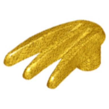 pearl gold minifigure weapon bladed claw spread