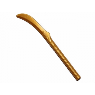 pearl gold minifigure weapon sword elven warrior blade with long hilt
