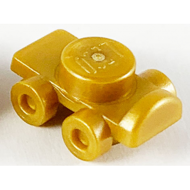 pearl gold minifigure footgear roller skate