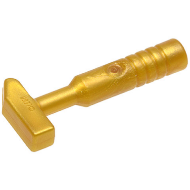pearl gold minifigure utensil tool cross pein hammer - 3-rib handle