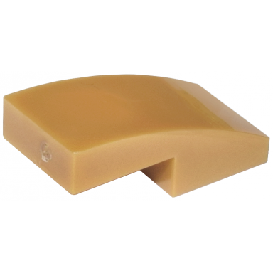pearl gold slope curved 2 x 1 x 2 3