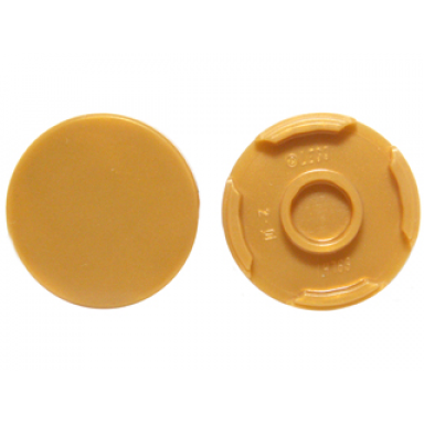 pearl gold tile round 2 x 2 with bottom stud holder