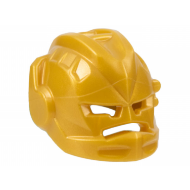 pearl gold minifigure headgear helmet hero factory rocka