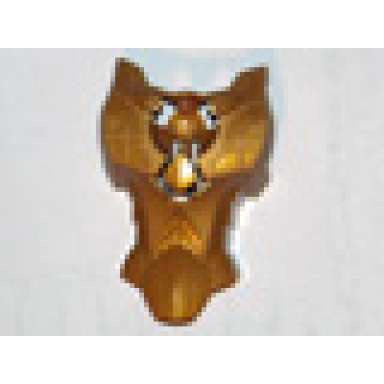pearl gold large figure torso armor with connector for chi orb bionicle zamor sphere