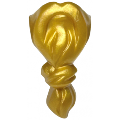 pearl gold minifigure beard long with knot