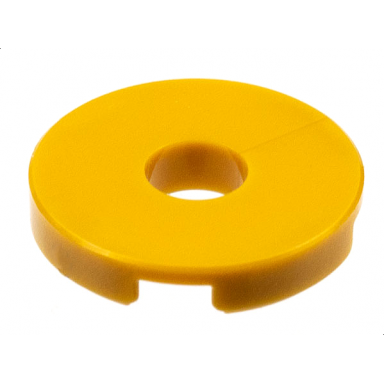 pearl gold tile round 2 x 2 with hole