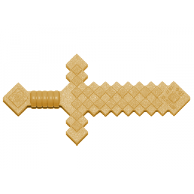 pearl gold minifigure weapon sword pixelated minecraft
