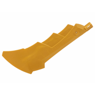 pearl gold large figure weapon blade serrated with axle hole