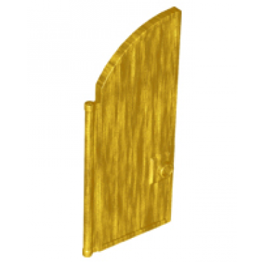 pearl gold door 1 x 4 x 7 2 3 curved top
