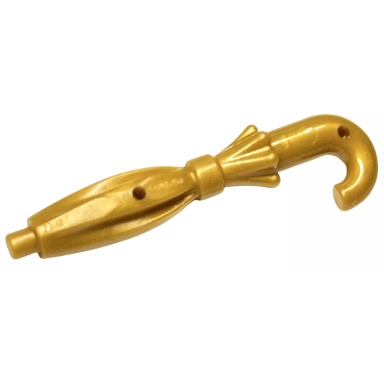 pearl gold minifigure utensil umbrella folded