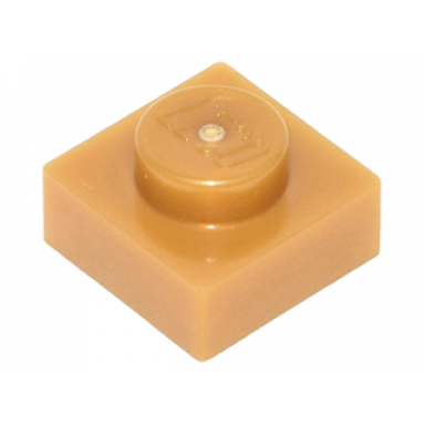 pearl gold plate 1 x 1