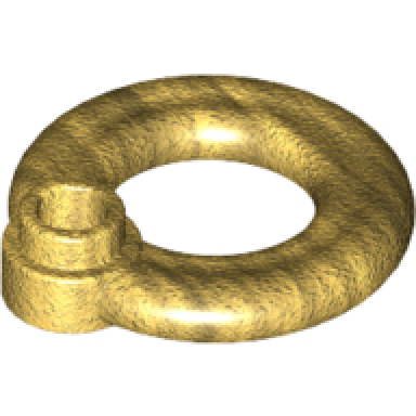 pearl gold minifigure utensil flotation ring life preserver