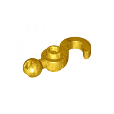 pearl gold hook with tow ball