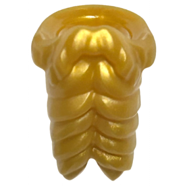 pearl gold minifigure beard long spiral double