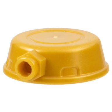 pearl gold minifigure headgear helmet pot pan with stud on side
