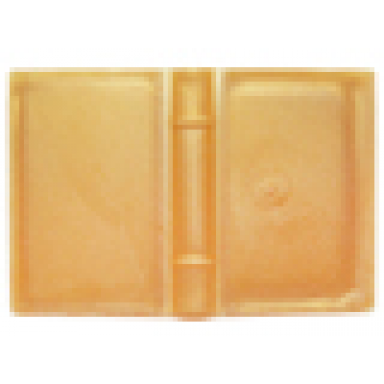 pearl gold minifigure utensil book 2 x 3