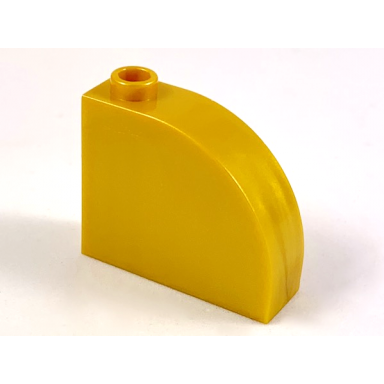pearl gold slope curved 3 x 1 x 2 with hollow stud