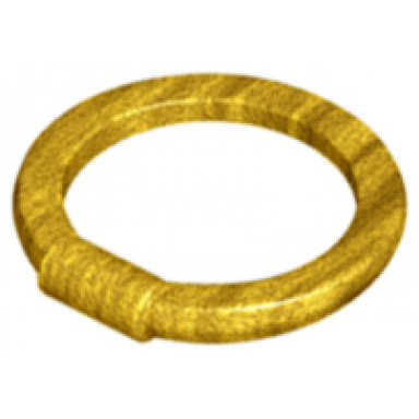 pearl gold minifigure weapon hoop blade chakram