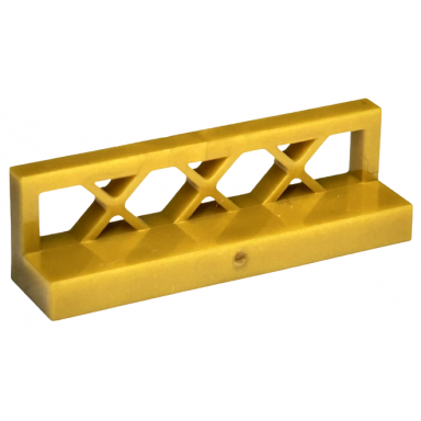 pearl gold fence 1 x 4 x 1 lattice