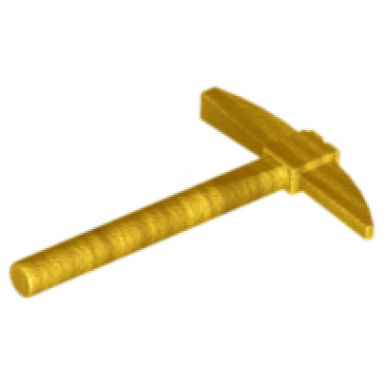 pearl gold minifigure utensil pickaxe