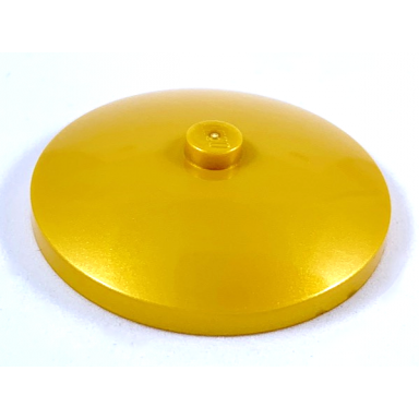 pearl gold dish 4 x 4 inverted radar with solid stud