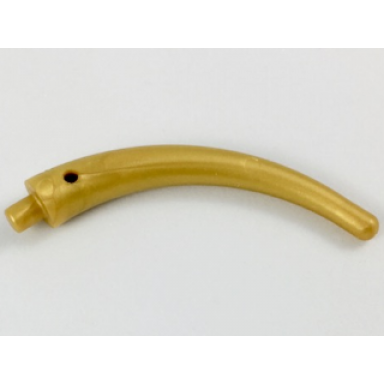 pearl gold dinosaur tail end section horn