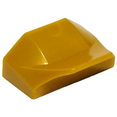 pearl gold slope curved 1 x 2 x 2 3 wing end