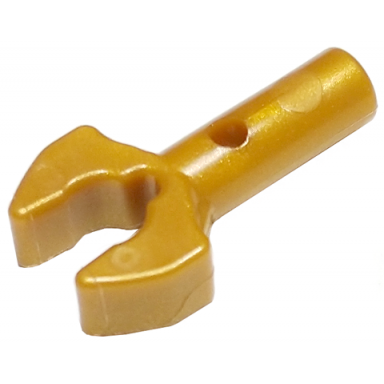 pearl gold bar 1l with clip mechanical claw - cut edges and hole on side