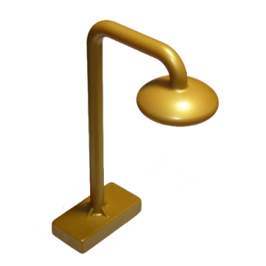 pearl gold duplo furniture shower head on stand