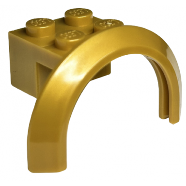 pearl gold vehicle mudguard 4 x 2 1 2 x 1 2 3 with arch round