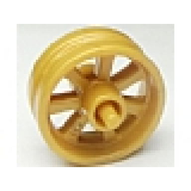 pearl gold wheel 15mm d x 6mm city motorcycle