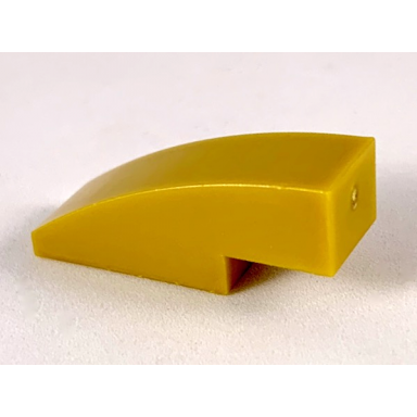 pearl gold slope curved 3 x 1
