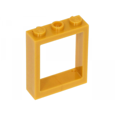 pearl gold window 1 x 3 x 3 flat front
