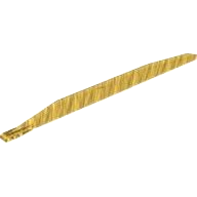 pearl gold technic rotor blade large with 3l liftarm thick and groove