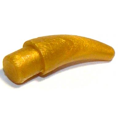 pearl gold barb claw horn tooth - small