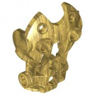 pearl gold bionicle toa inika shoulder armor
