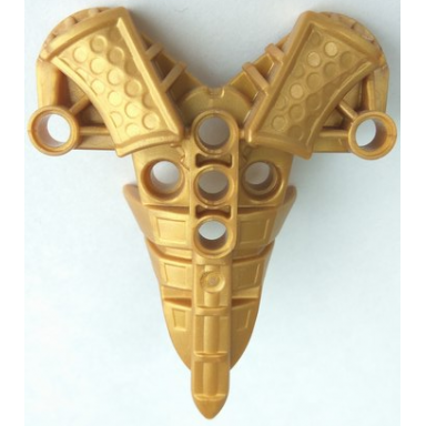 pearl gold bionicle chest armor toa inika - type 2