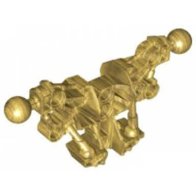 pearl gold bionicle piraka torso with 2 ball joint