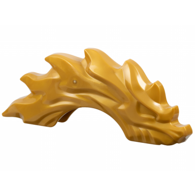 pearl gold power burst curved with dragon head and spines