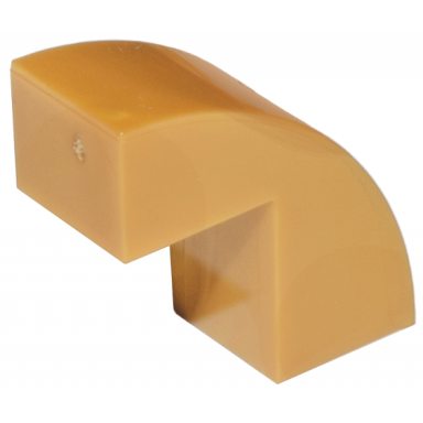 pearl gold slope curved 2 x 1 x 1 2 3