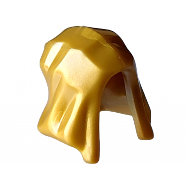 pearl gold minifigure headgear hood basic