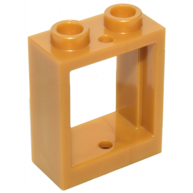 pearl gold window 1 x 2 x 2 flat front