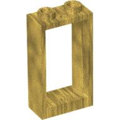 pearl gold window 1 x 2 x 3 flat front