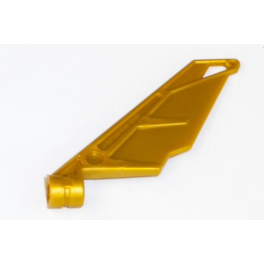 pearl gold bionicle wing small tail with axle hole