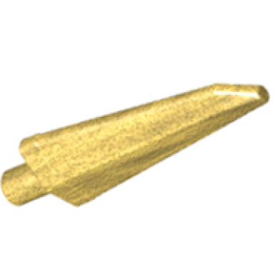 pearl gold minifigure weapon sword spike flexible 3.5l with bar end