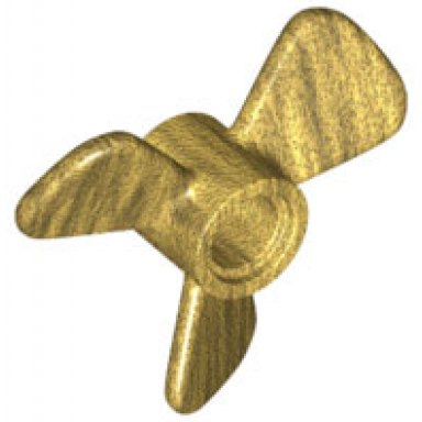 pearl gold propeller 3 blade 3 diameter with pin hole
