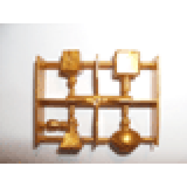 pearl gold scala accessories - complete sprue - perfume bottles belville